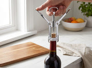 Tire-bouchon Pedrini chromé avec coupe-capsule – Spirale professionnelle émaillée