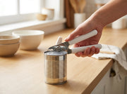 Ouvre-boîte Pedrini « Farfalla » avec décapsuleur – Poignées ergonomiques