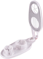 Coupe-œuf double fonction inox