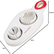 Coupe-œuf double fonction inox