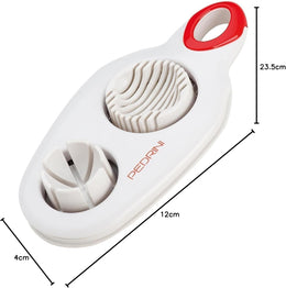 Coupe-œuf double fonction inox