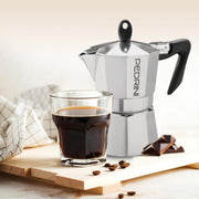Cafetière Moka Pedrini Kaffet-Brillant — Aluminium